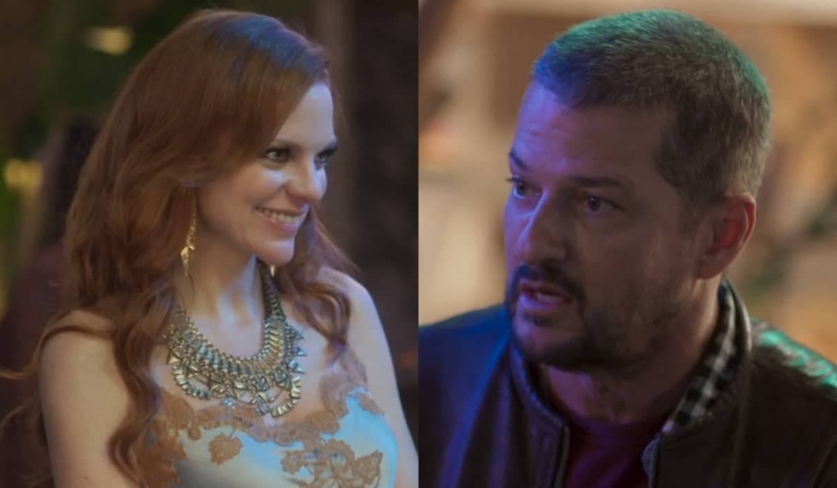 Andréa se aproveita da amnésia de Moa em Cara e Coragem