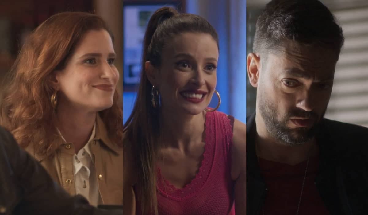 Marcela perde a paciência com Fernanda e Paulo em Cara e Coragem