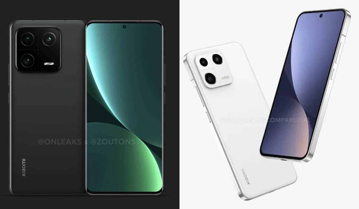Xiaomi 13 e 13 Pro tem renderizações vazadas e apostam em novo design