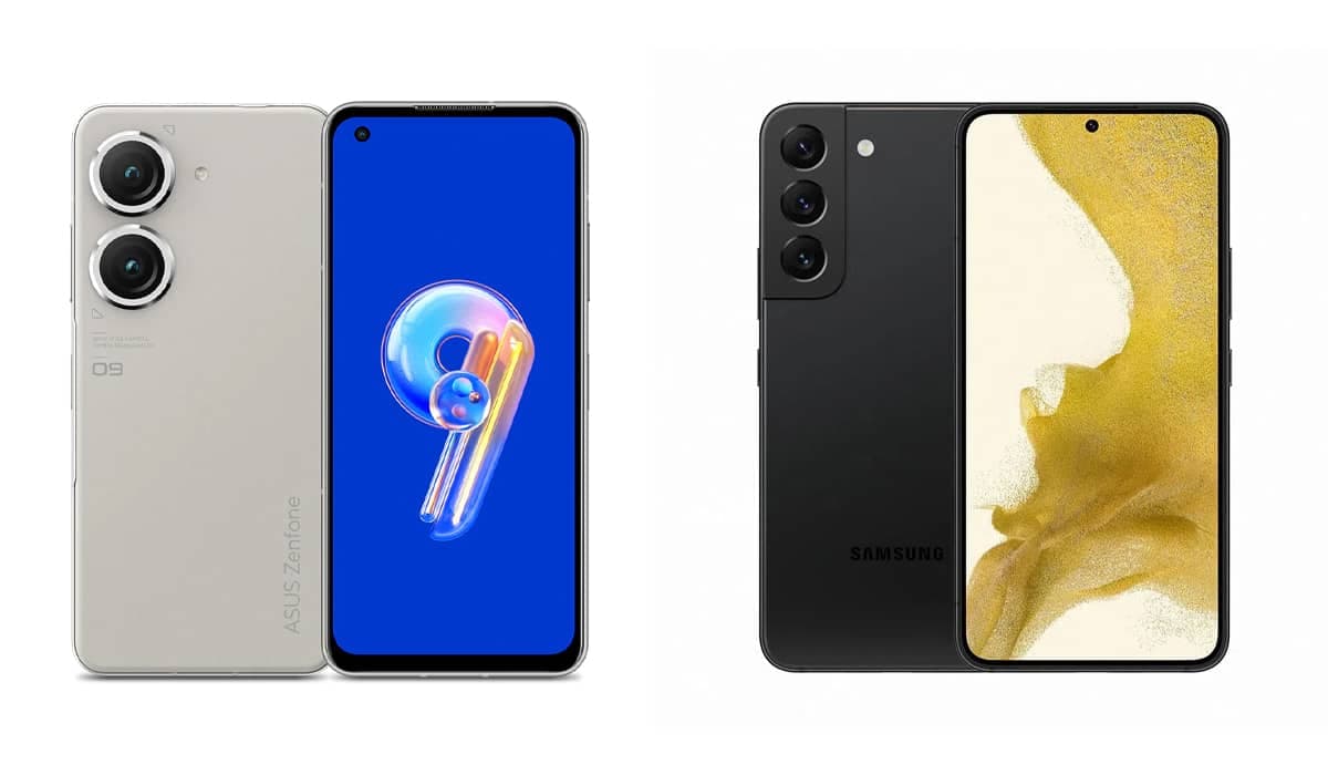 Asus Zenfone 9 e Samsung Galaxy S22, uma ótima disputa