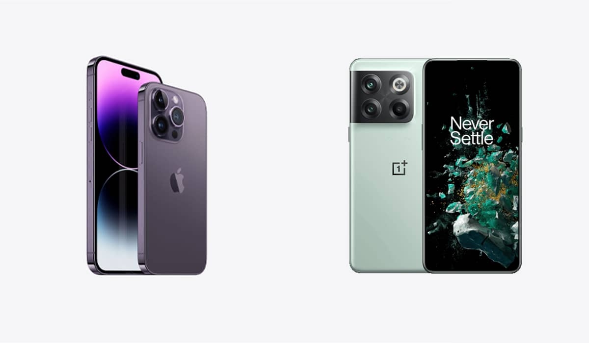 iPhone 14 e OnePlus 10T, duas ótimas opções para os consumidores