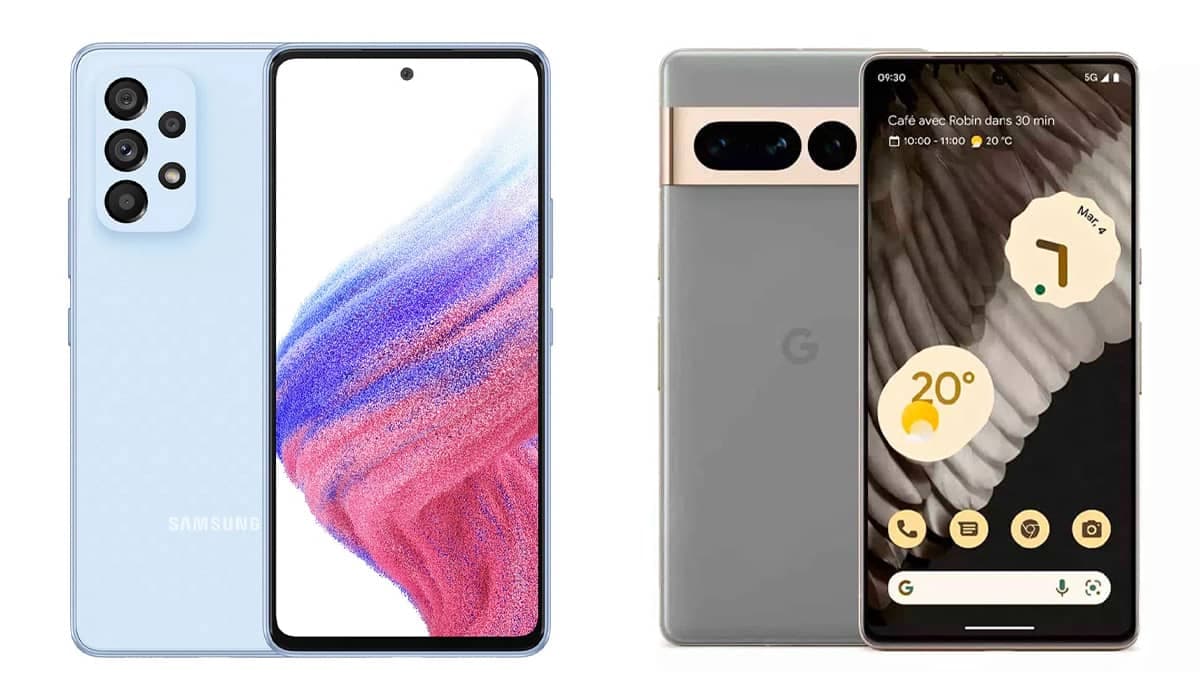 Samsung Galaxy A53 5G e Google Pixel 7: Exynos ou Google Tensor?