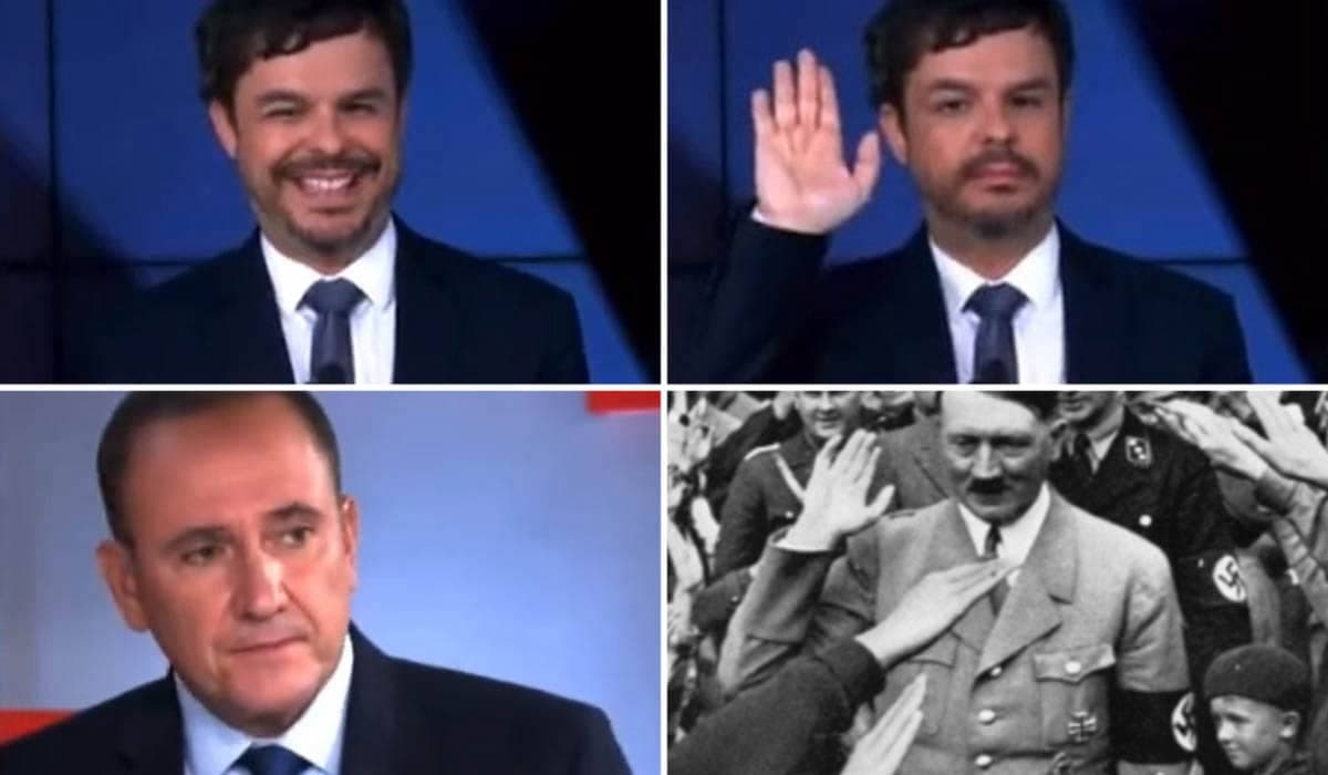 Vídeo: William Travassos reage a gesto nazista de Adrilles Jorge