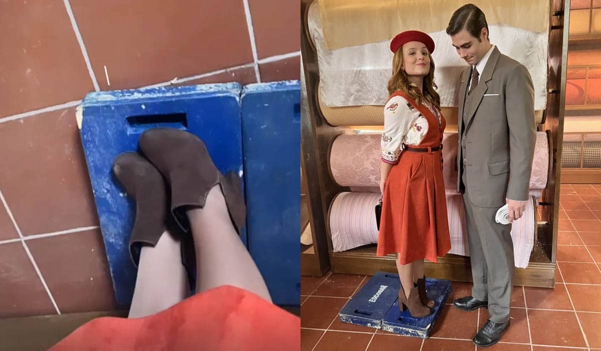 Larissa Manoela brinca com a própria altura em Além da Ilusão