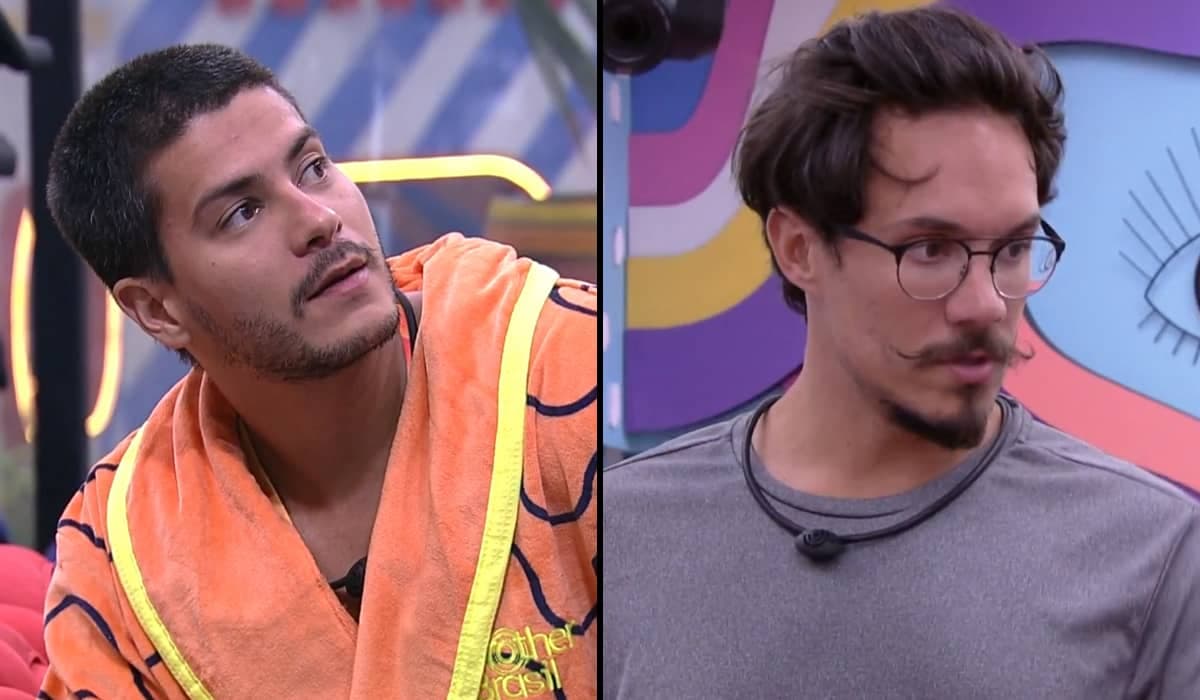 Arthur Aguiar planeja aliança com Eliezer para o paredão do BBB 22