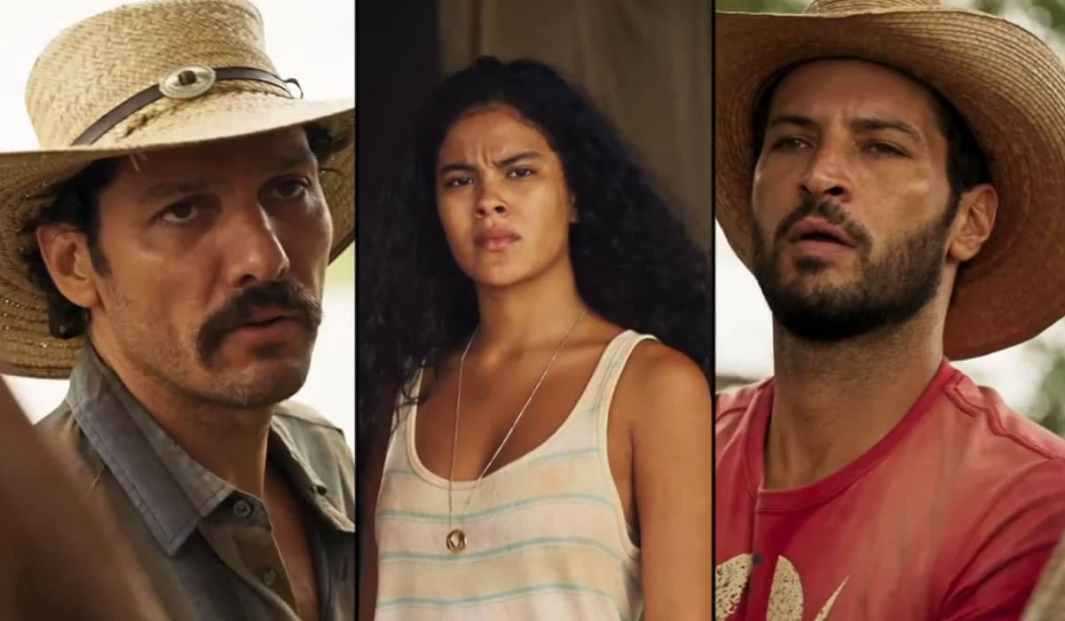 Hipnotizados, Tibério e Levi se ajoelham para Muda em Pantanal