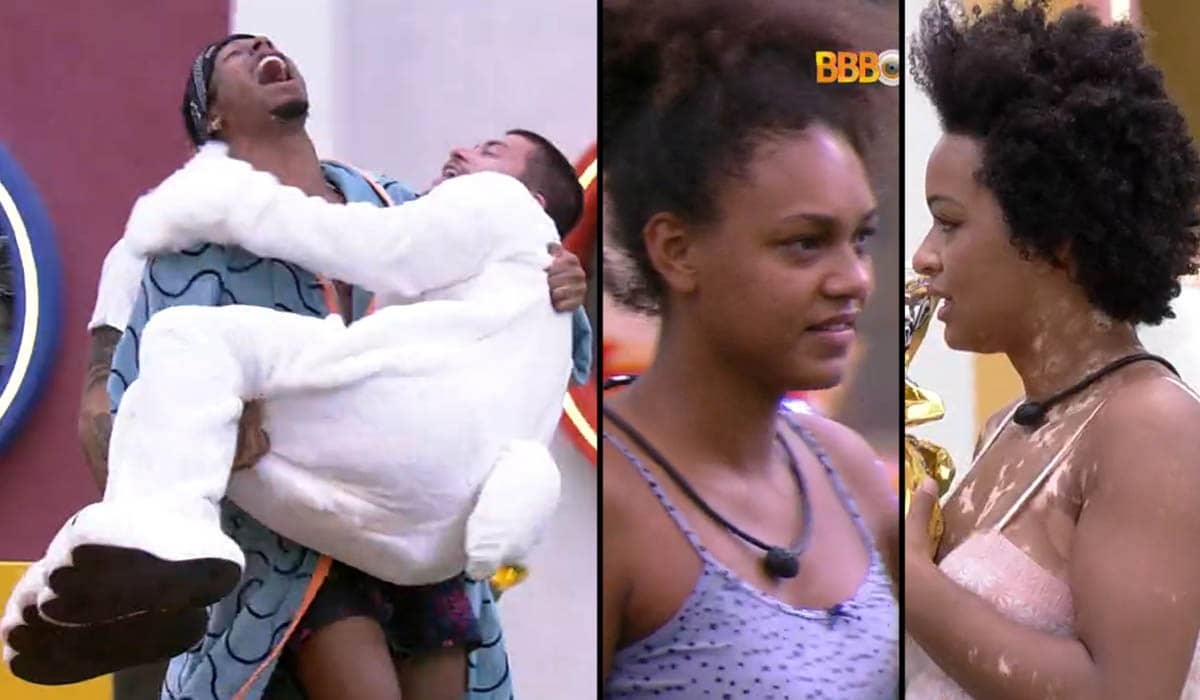 Arthur Aguiar voltou para o BBB 22 vestido de coelho da páscoa