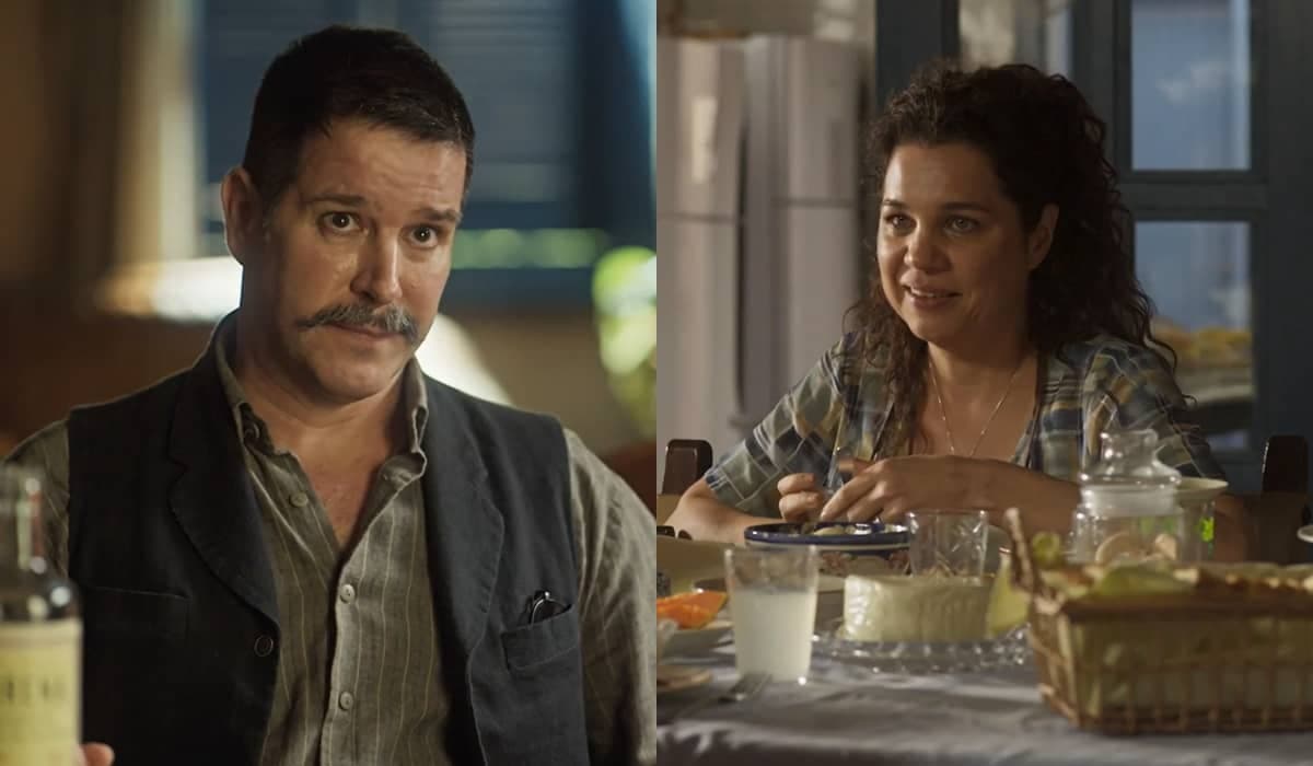 Tenório estranha o comportamento de Maria Bruaca em Pantanal