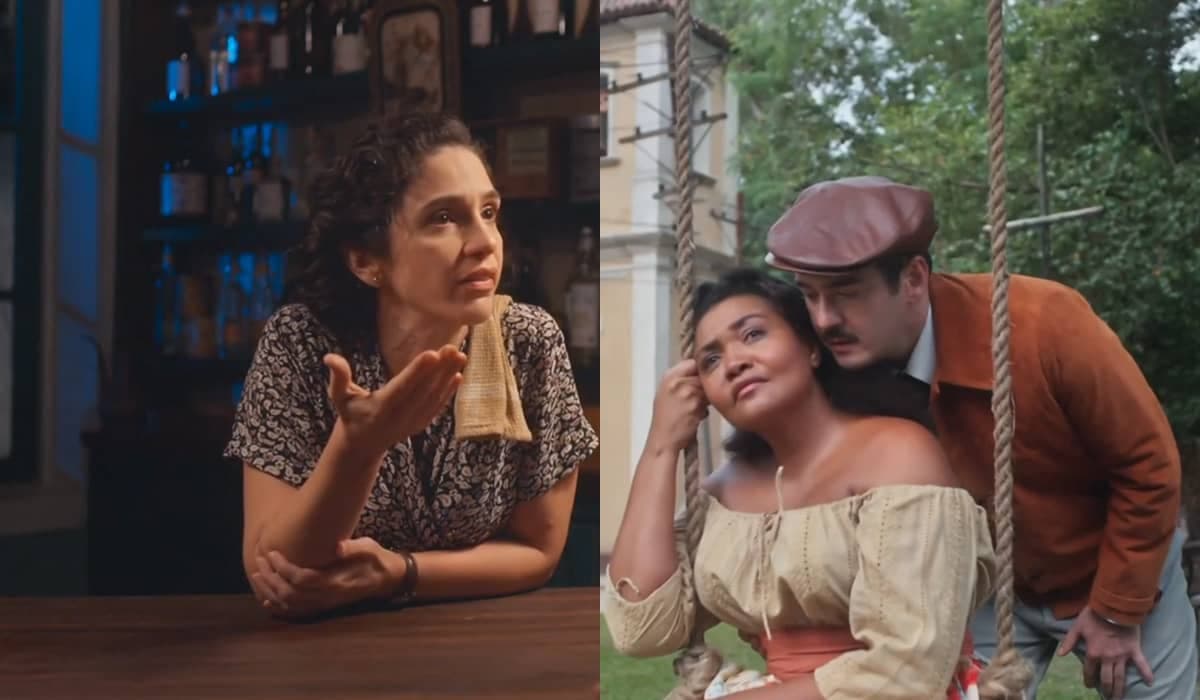 Giovanna vê Emília e Enrico combinando golpe em Além da Ilusão
