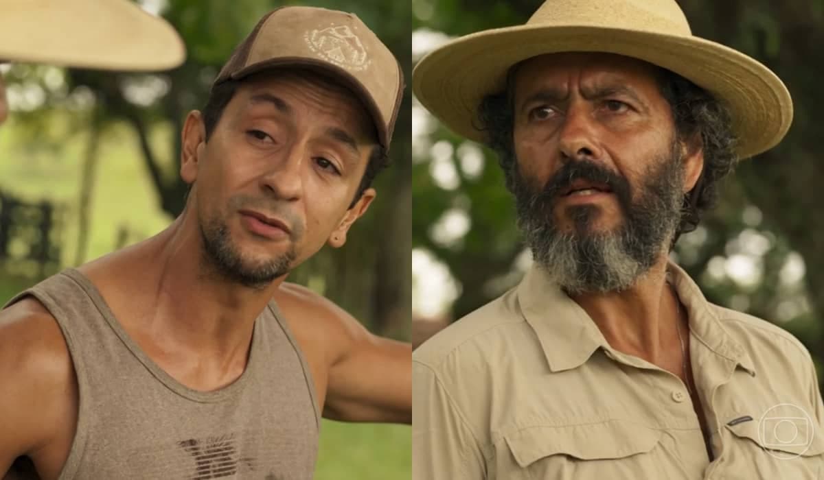 José Lucas chama José Leôncio de pai em Pantanal