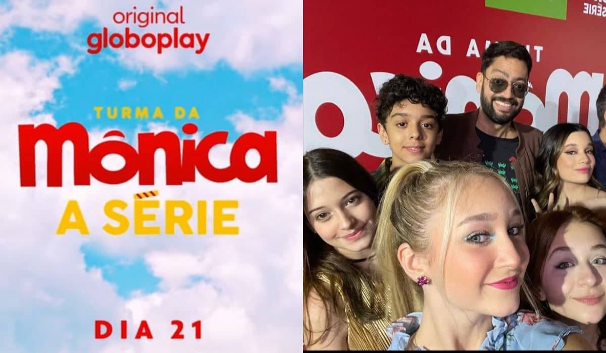 Série da Turma da Mônica reúne elenco no pré-lançamento da Globoplay