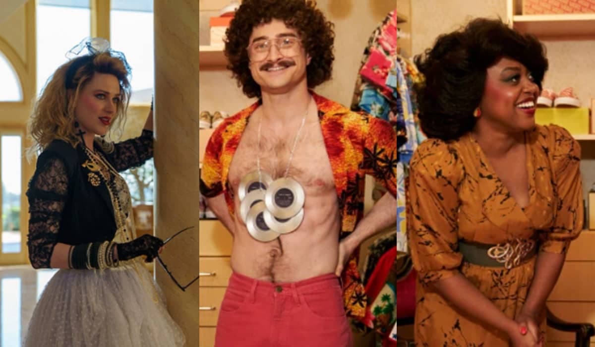'Weird: The Al Yankovic Story': Fotos mostram visual de Daniel Radcliffe, Evan Rachel Wood e Quinta Brunson