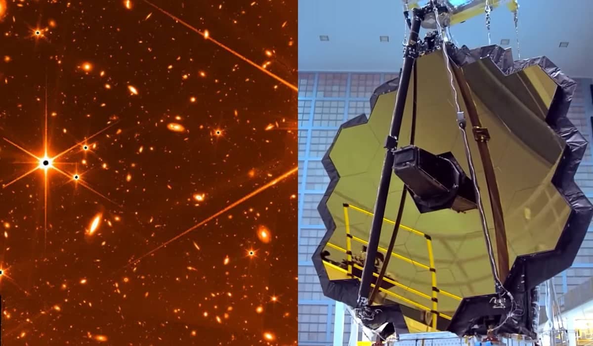 Foto do telescópio Jamess Webb revela a origem mais profunda do universo