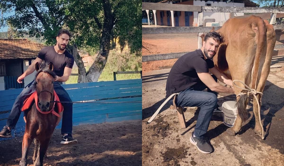 Matteus Cardoso vive peão simples e ingênuo em Mar do Sertão