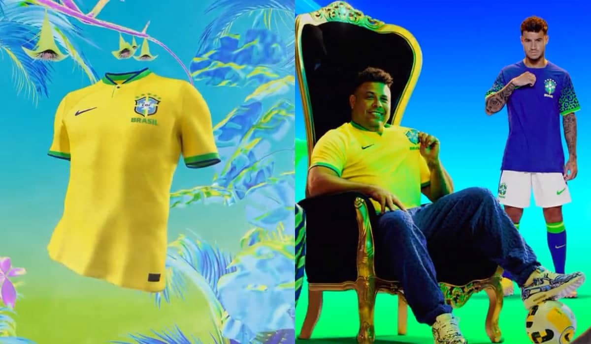 Camisa da seleção brasileira 2022 deixa site da Nike fora do ar