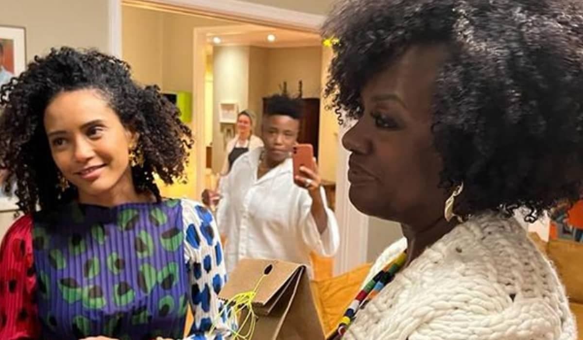 Estrela de ‘A Mulher Rei’, Viola Davis ganha jantar de Taís Araújo