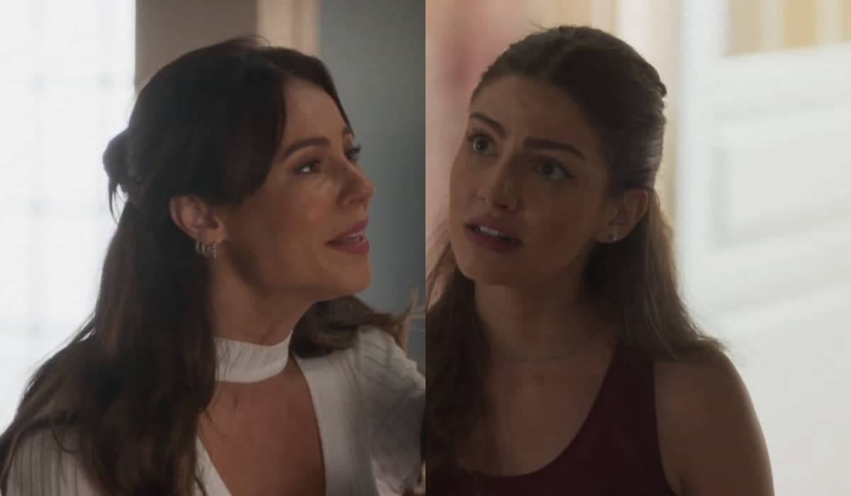 Lou se emociona ao ser chamada de irmã por Pat em Cara e Coragem