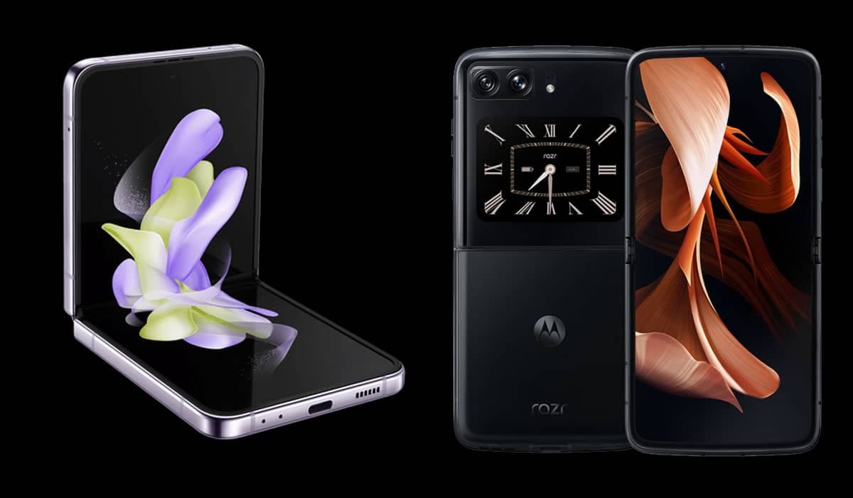 Saiba as principais diferenças entre o Moto Razr e Samsung Z Flip 4