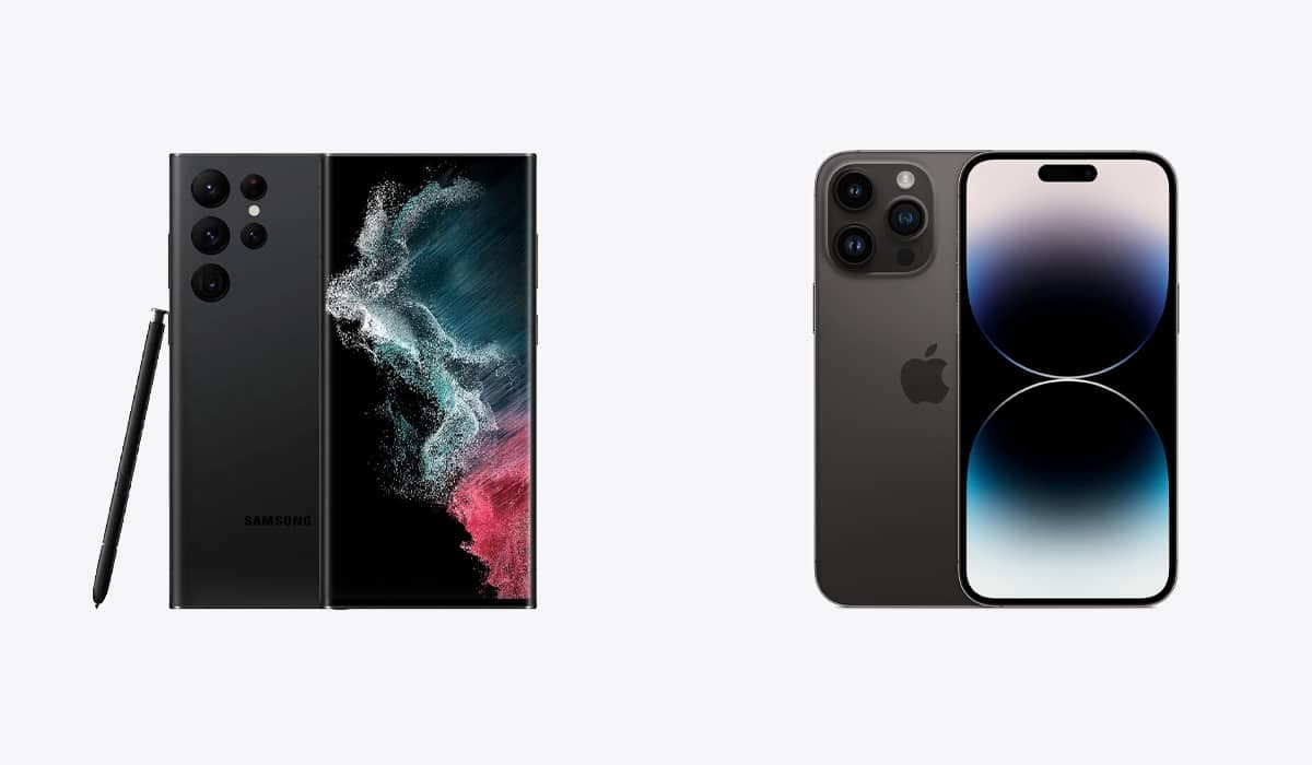 iPhone 14 Pro Max e Galaxy S22 Ultra; Será essa uma disputa acirrada?