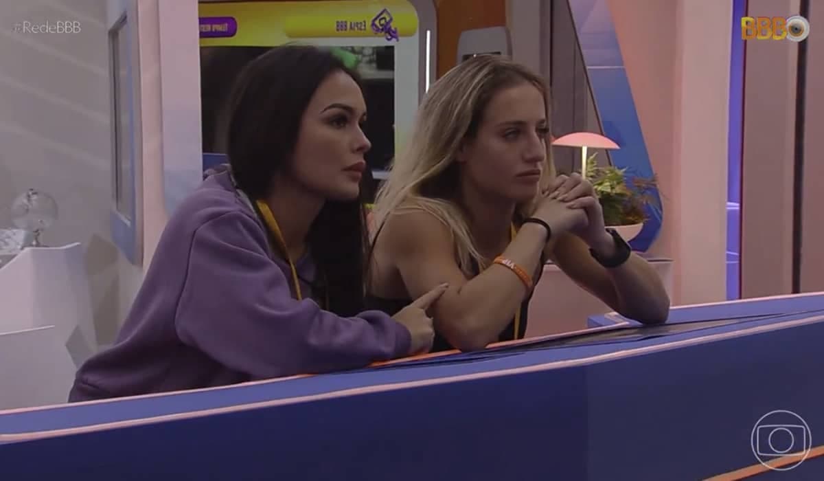 Bruna e Larissa fazem pedido inusitado para a festa do líder no BBB 23