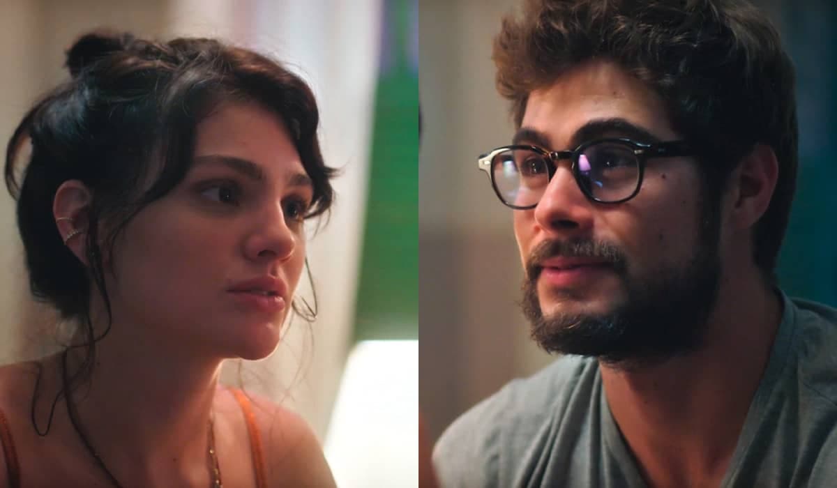 Petra fica confusa quando Hélio pede para confiar no seu amor em Terra e Paixão