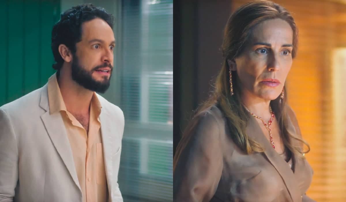 Luigi cede e conta a verdade sobre a mãe para Irene em Terra e Paixão