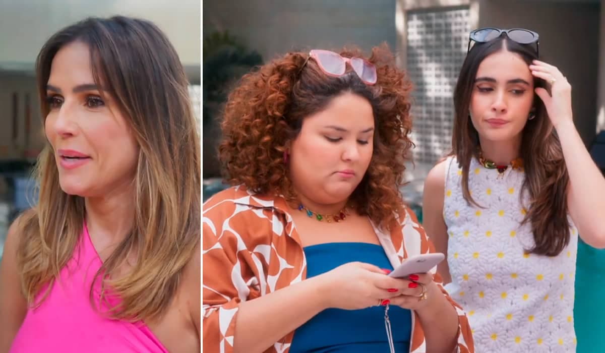 Lara tenta acabar com a guerra entre Yeda e Cris em Elas por Elas