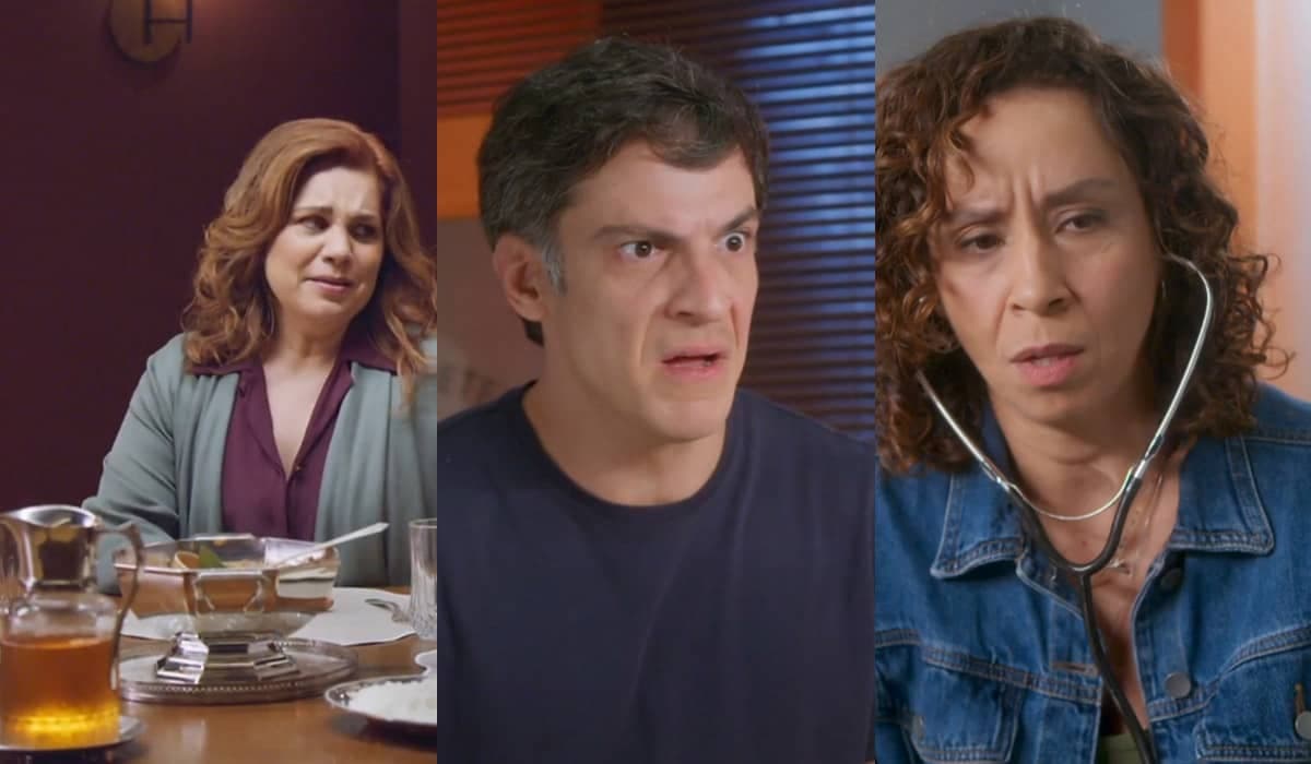 Helena dá vexame ao surgir no restaurante onde Jonas está com Adriana em Elas por Elas