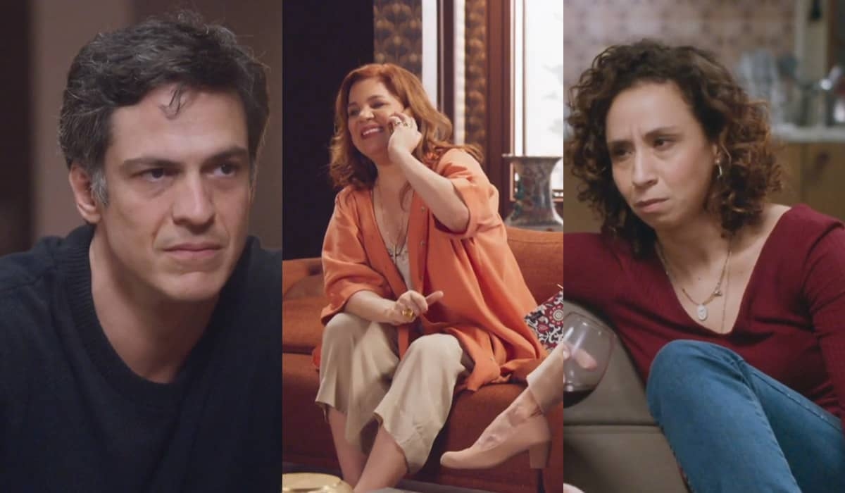 Helena gasta toda a energia para afastar Adriana de Jonas, e esquece da própria vida em Elas por Elas