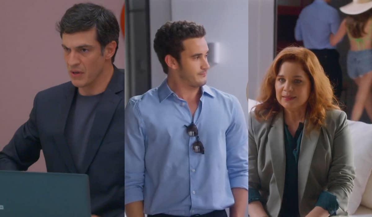 Jonas diz a Giovanni que não ama mais Helena; ela ouve e surta de raiva em Elas por Elas