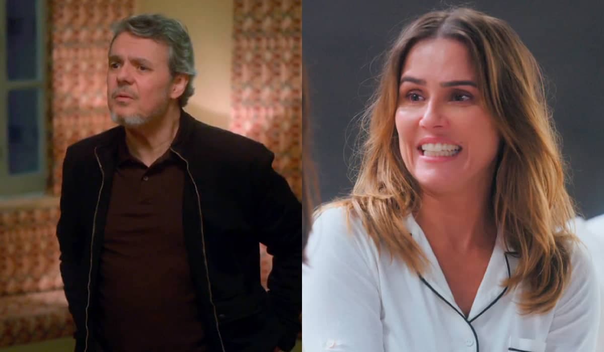 Roberto mente para Lara sobre a identidade da amante de Átila em Elas por Elas