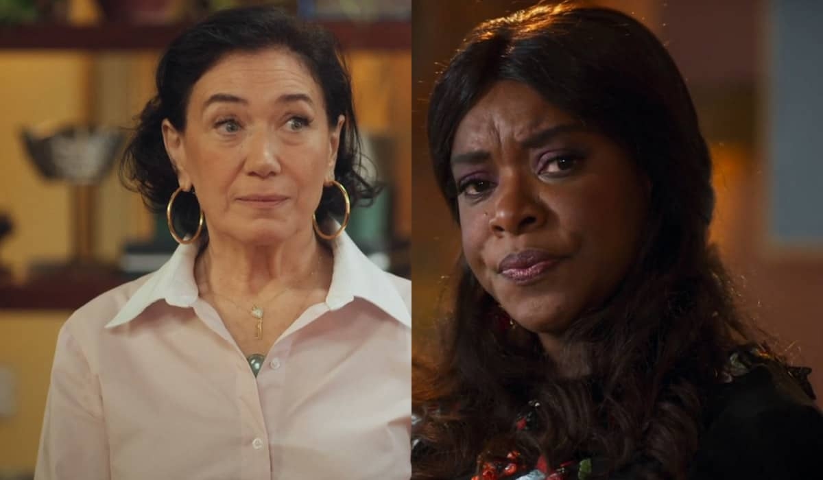 Maria Navalha congela ao receber visita de Bebel em Fuzuê