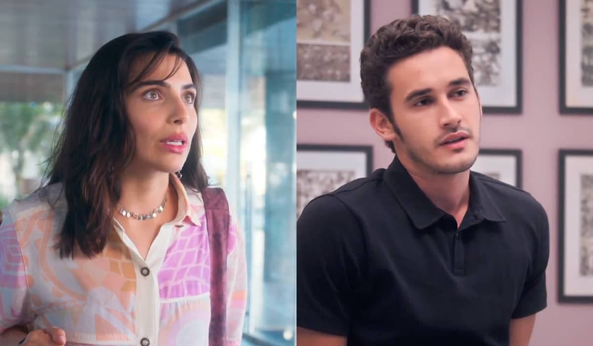 Ísis beija Giovanni após descobrir que não são irmãos em Elas por Elas