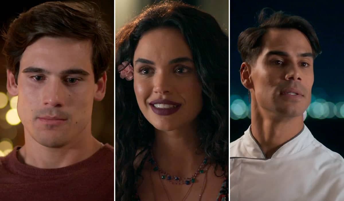 Miguel se incomoda com aproximação entre Luna e Jefinho em Fuzuê