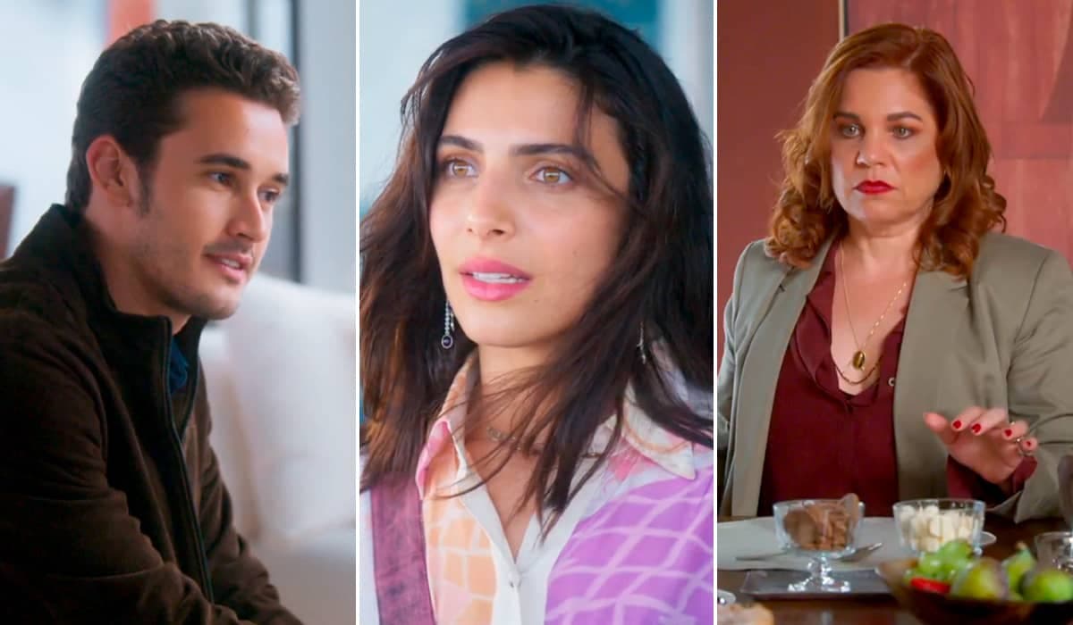 Giovanni apresenta Ísis como sua namorada, mas Helena se desespera em Elas por Elas