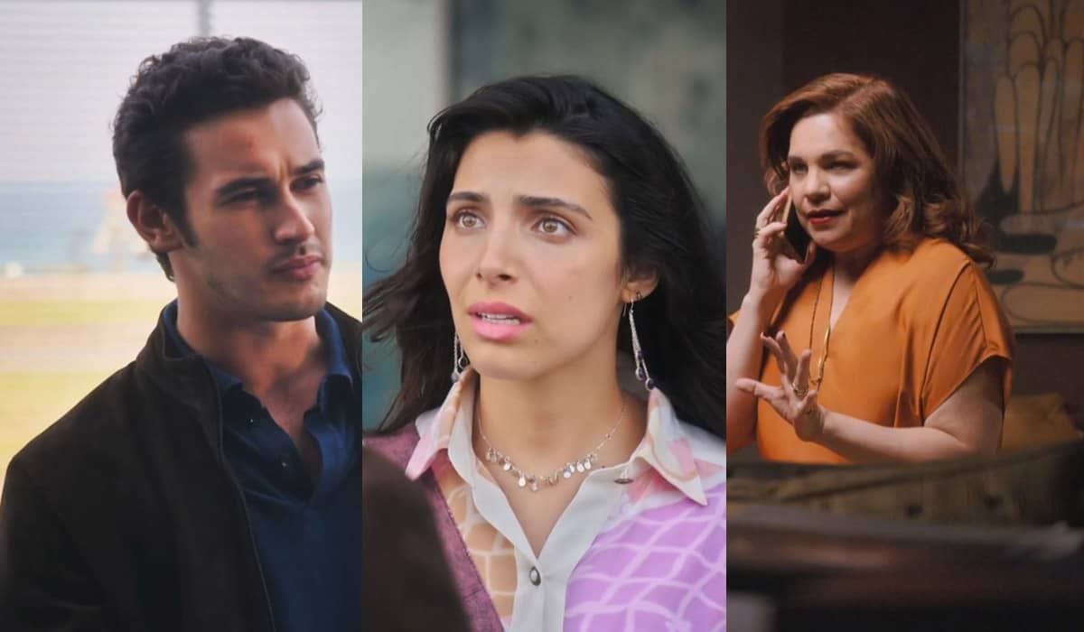 Helena pede perdão a Ísis na frente de Giovanni em Elas por Elas