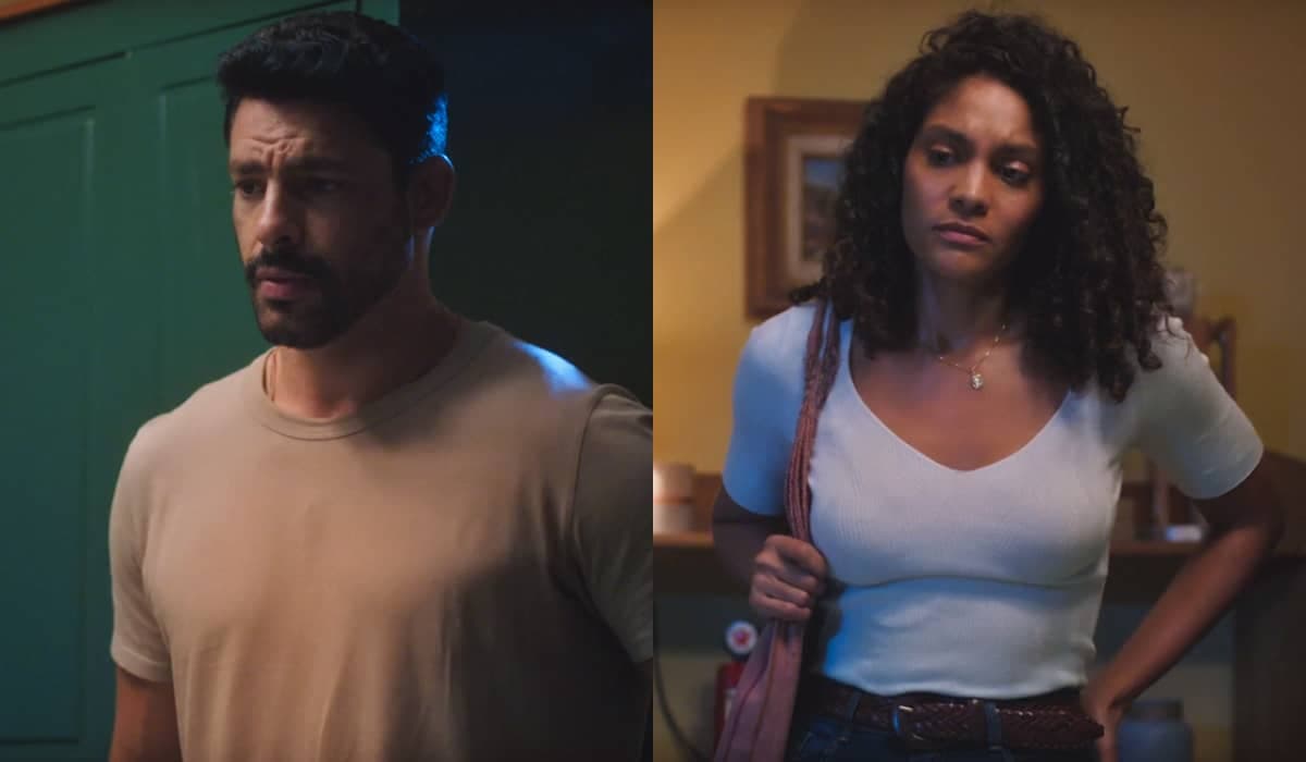 Caio comemora ao descobrir gravidez de Aline em Terra e Paixão