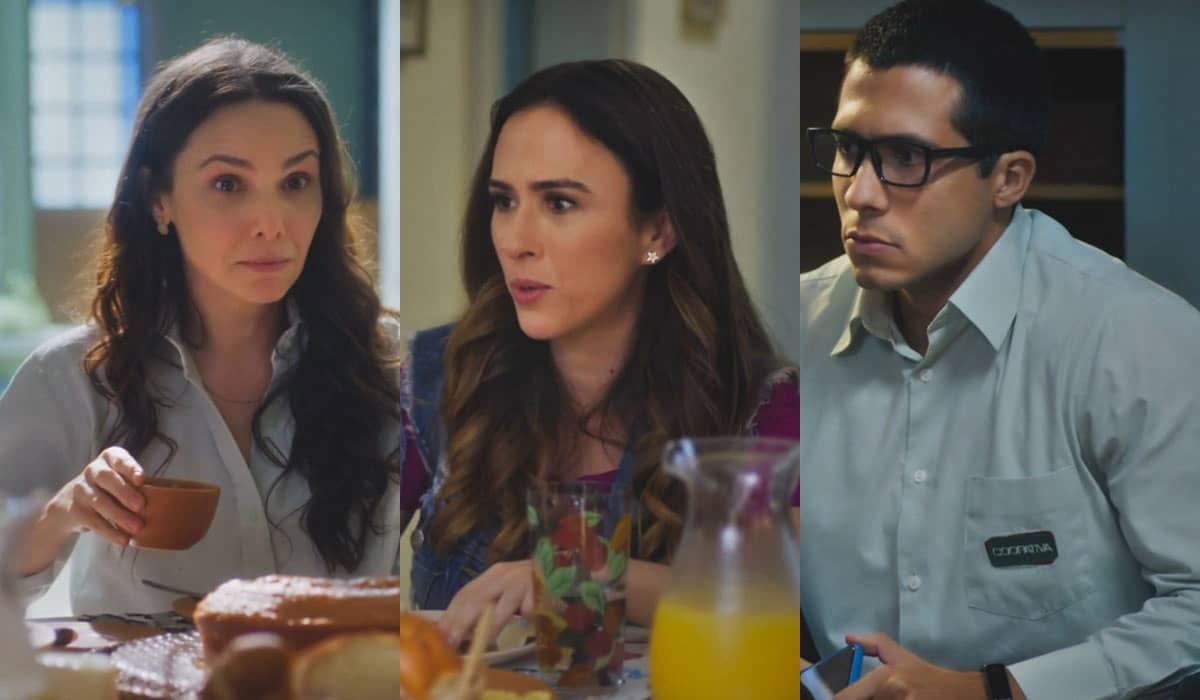 Lucinda aconselha Anely a falar com Enzo para estrelar filme da Rainha Delícia em Terra e Paixão