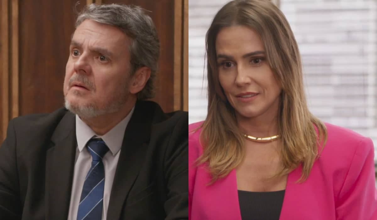 Roberto faz Lara passar vexame na frente do juiz em Elas por Elas