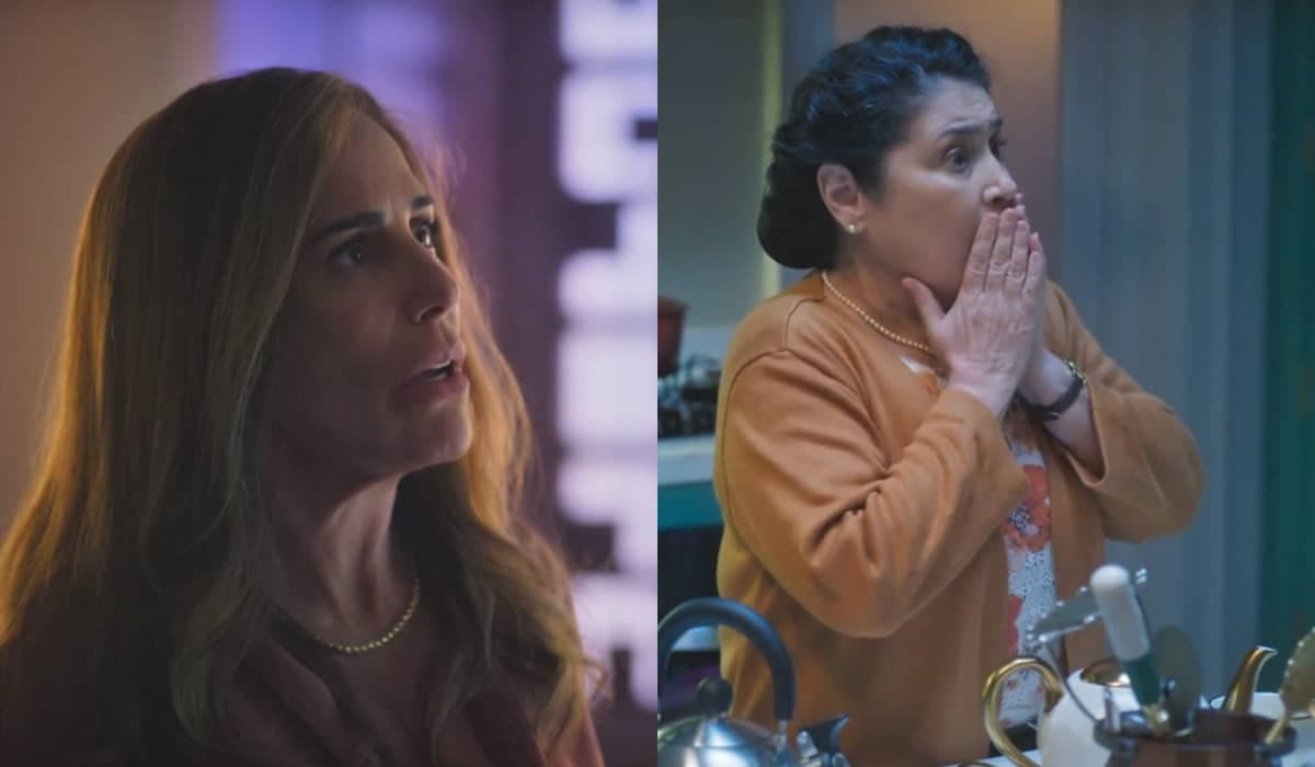 Irene ameaça Angelina e avisa que retornará para a mansão em Terra e Paixão