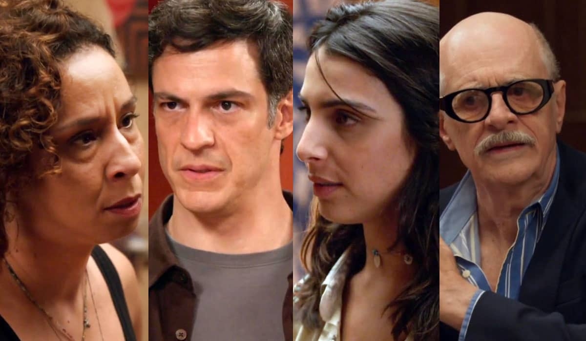 Jonas ouve história de Adriana sobre o pai de Ísis, mas não desconfia de Sérgio em Elas por Elas