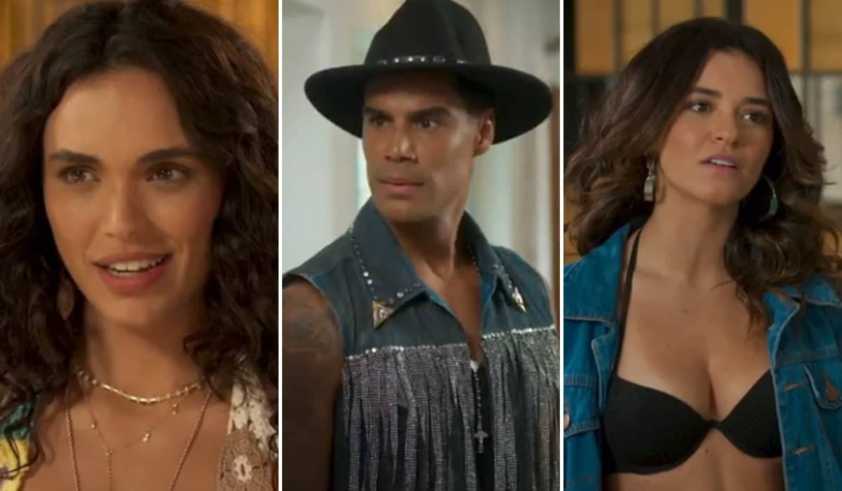 Luna se surpreende ao flagrar Jefinho e Selena juntos em Fuzuê