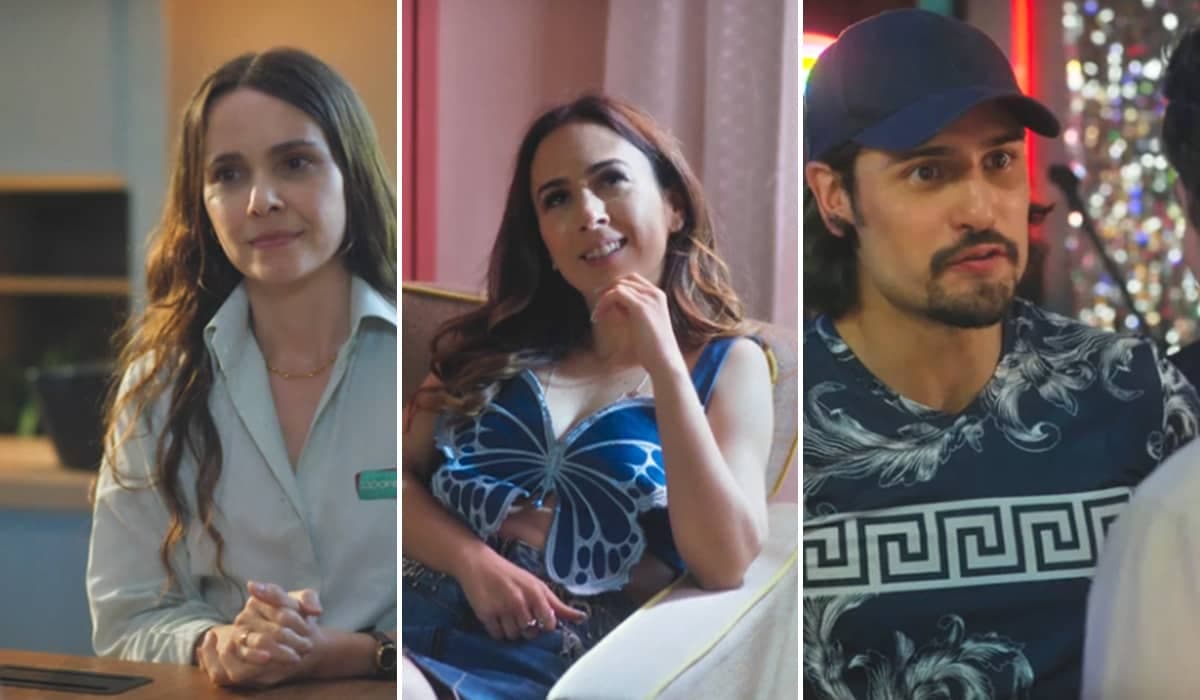 Lucinda tenta fazer Anely desistir do casamento com Natercinho em Terra e Paixão