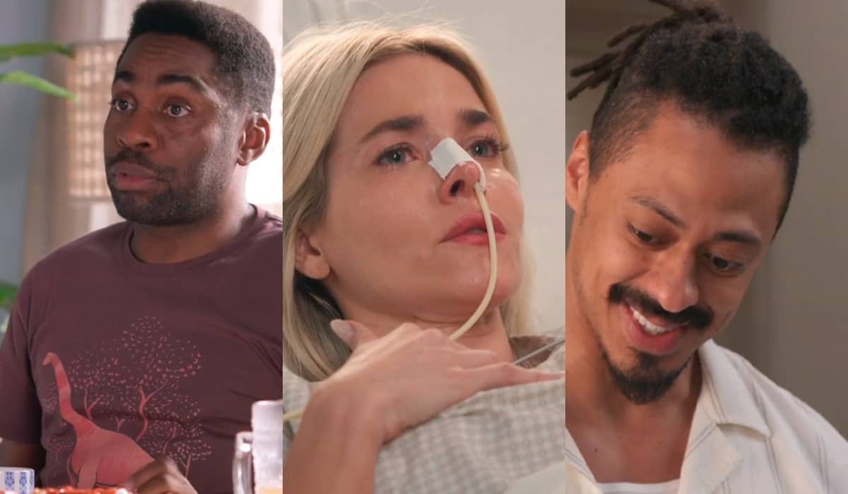 Mário tenta se declarar para Érica, mas Edu atrapalha em Elas por Elas