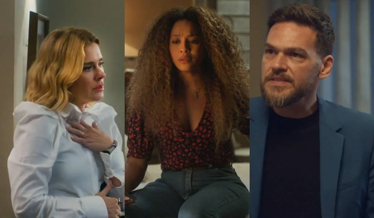 Lumiar fica intrigada com desespero de Sol para fugir de Theo em Vai na Fé