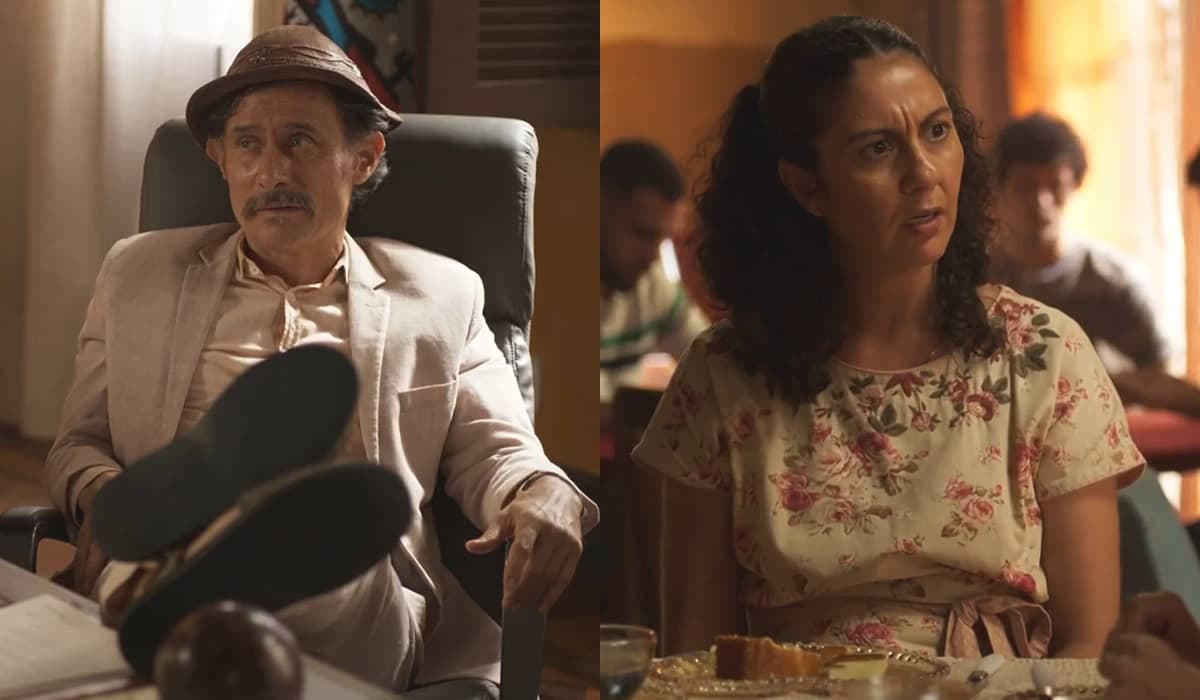Timbó se surpreende com novo visual de Tereza em Mar do Sertão
