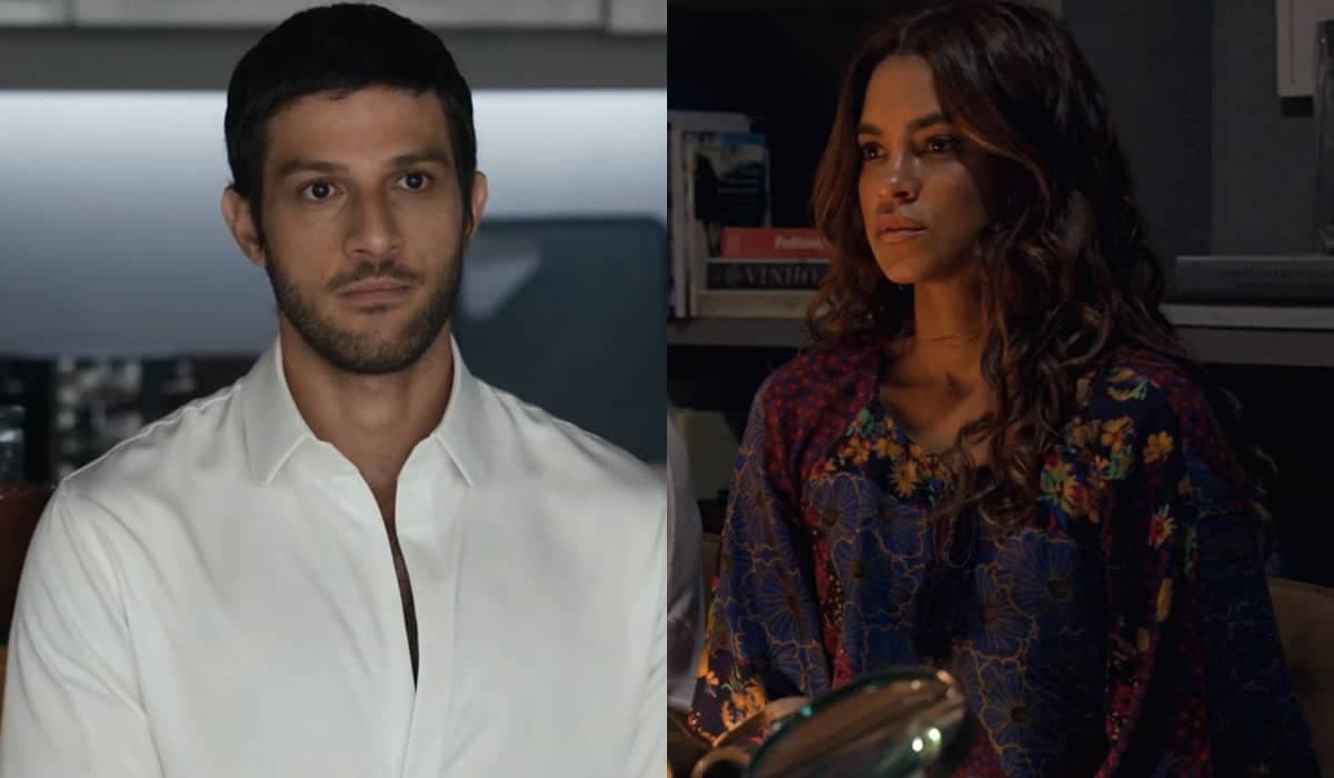 Ari comemora o resultado do exame de DNA de Brisa em Travessia