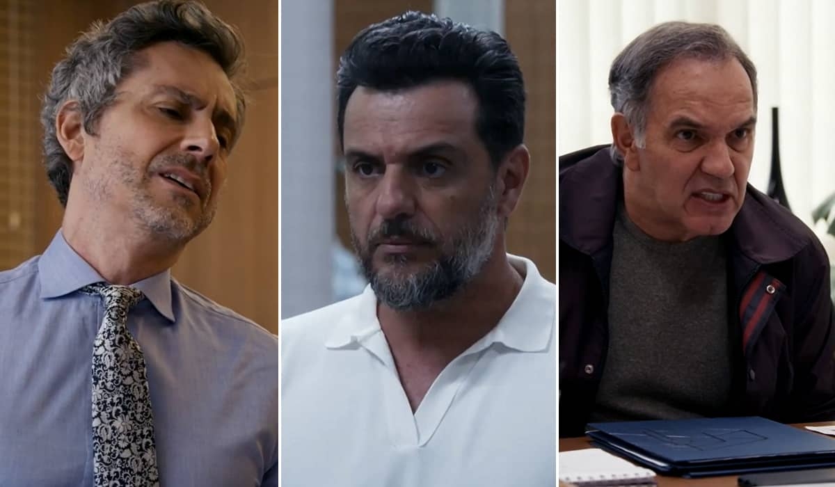 Stenio tranquiliza Moretti com notícia sobre atentado de Guerra em Travessia