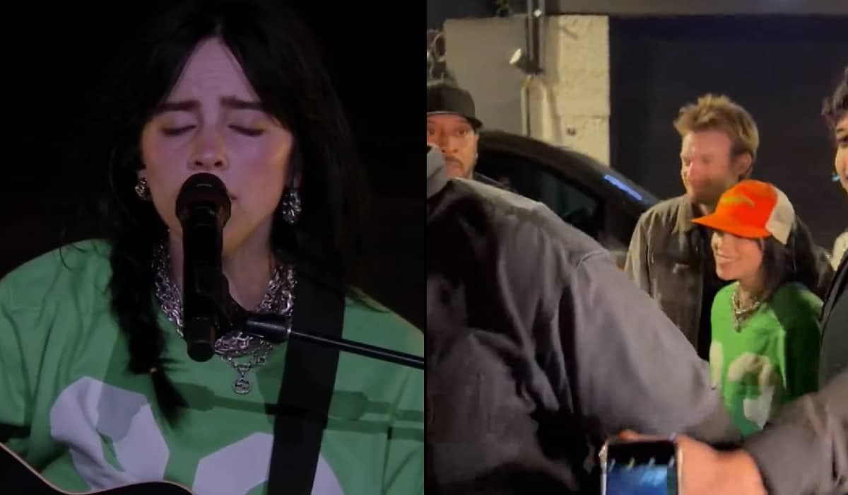 Após quebrar internet com show no Lollapalooza, Billie Eilish curte festa de Anitta