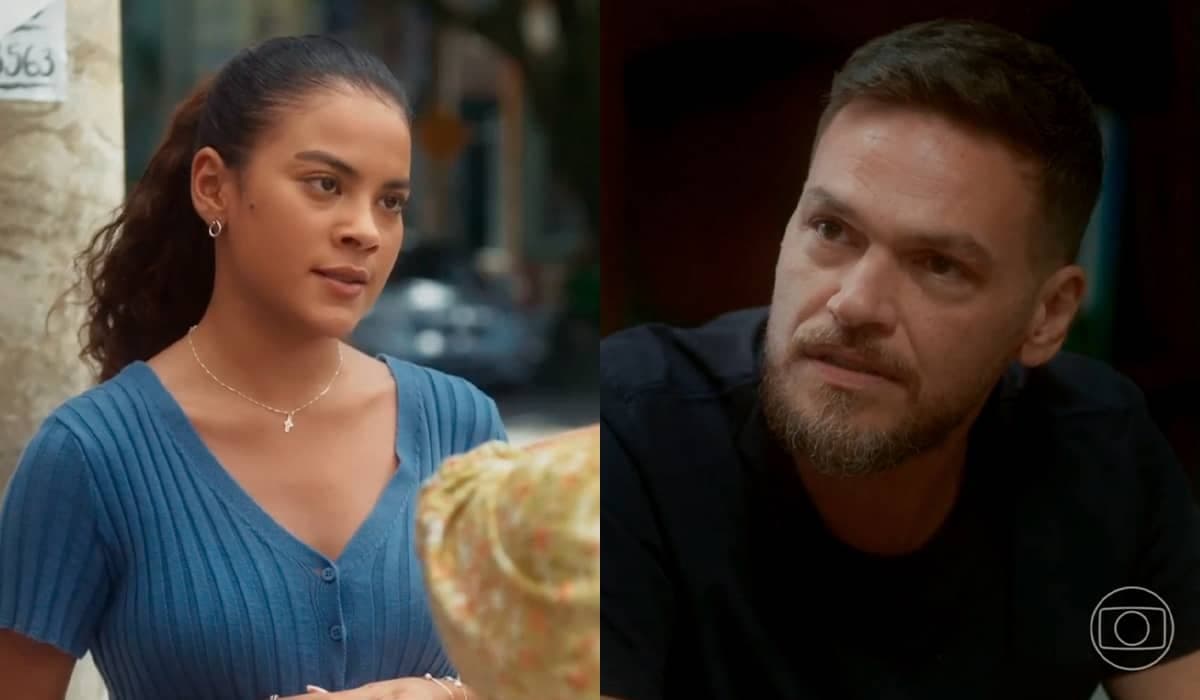 Jenifer fica atordoada ao descobrir que Theo pode ser seu pai em Vai na Fé